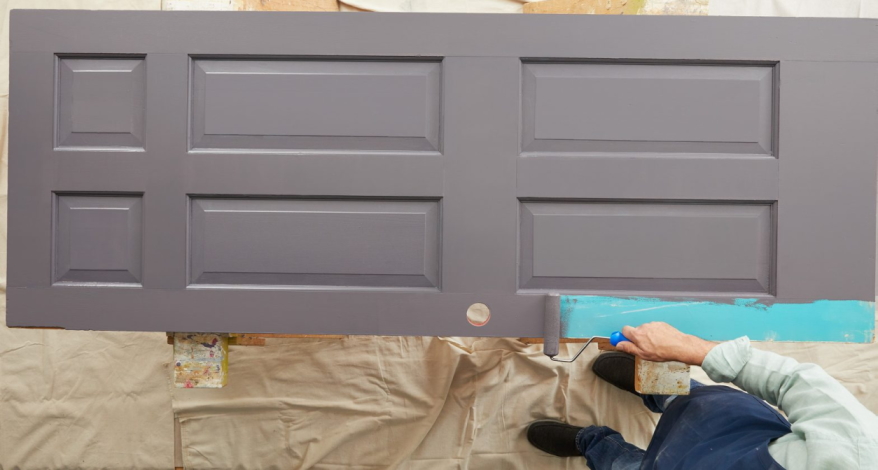 overzee Elektrisch begroting Hoe schilder je een deur? 🎨Tips voor je deur te schilderen zonder strepen
